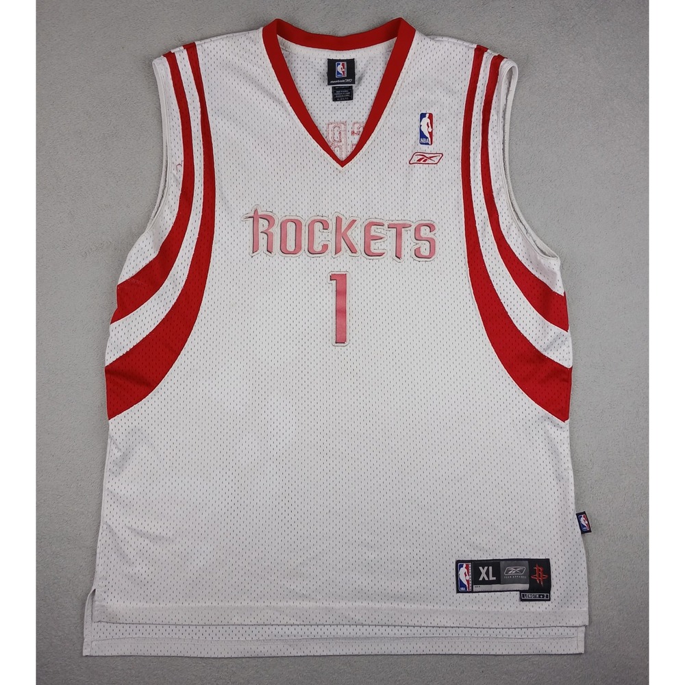 Reebok Houstonβ Rockets Basketball Jersey Mens XL White NBA